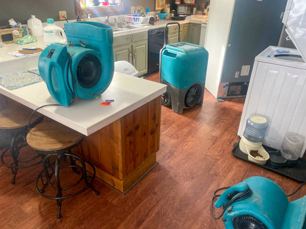 Water damage restoration process in Graham, WA